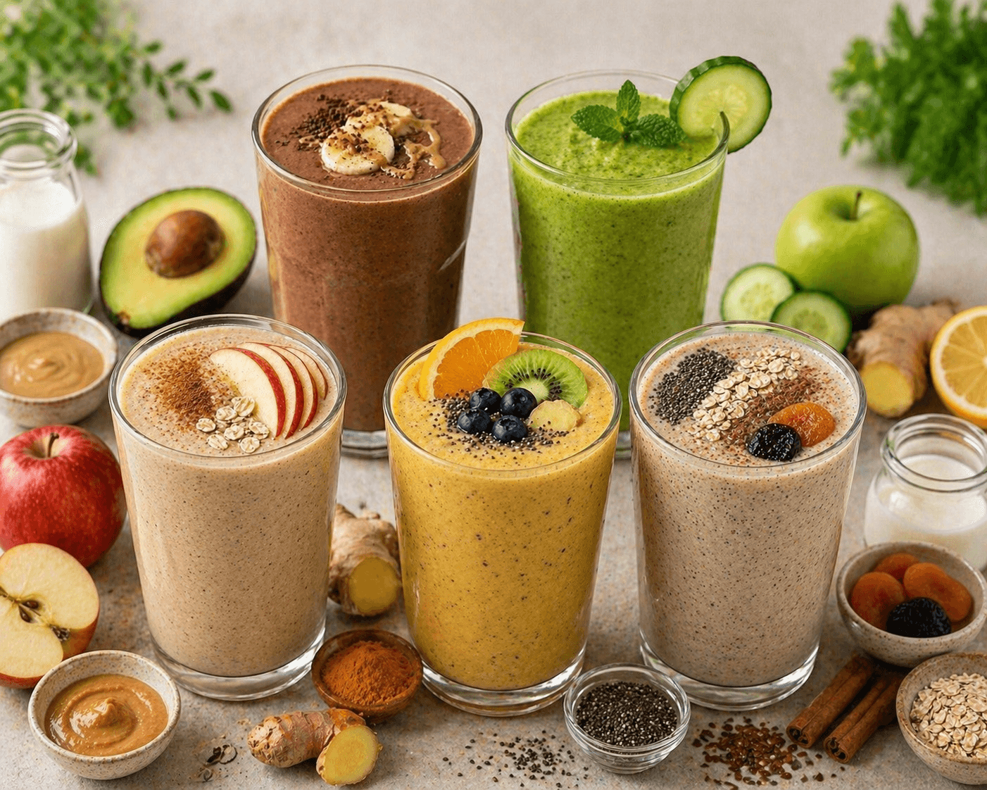 5 Farklı Etki İçin 5 Farklı Smoothie Tarifi