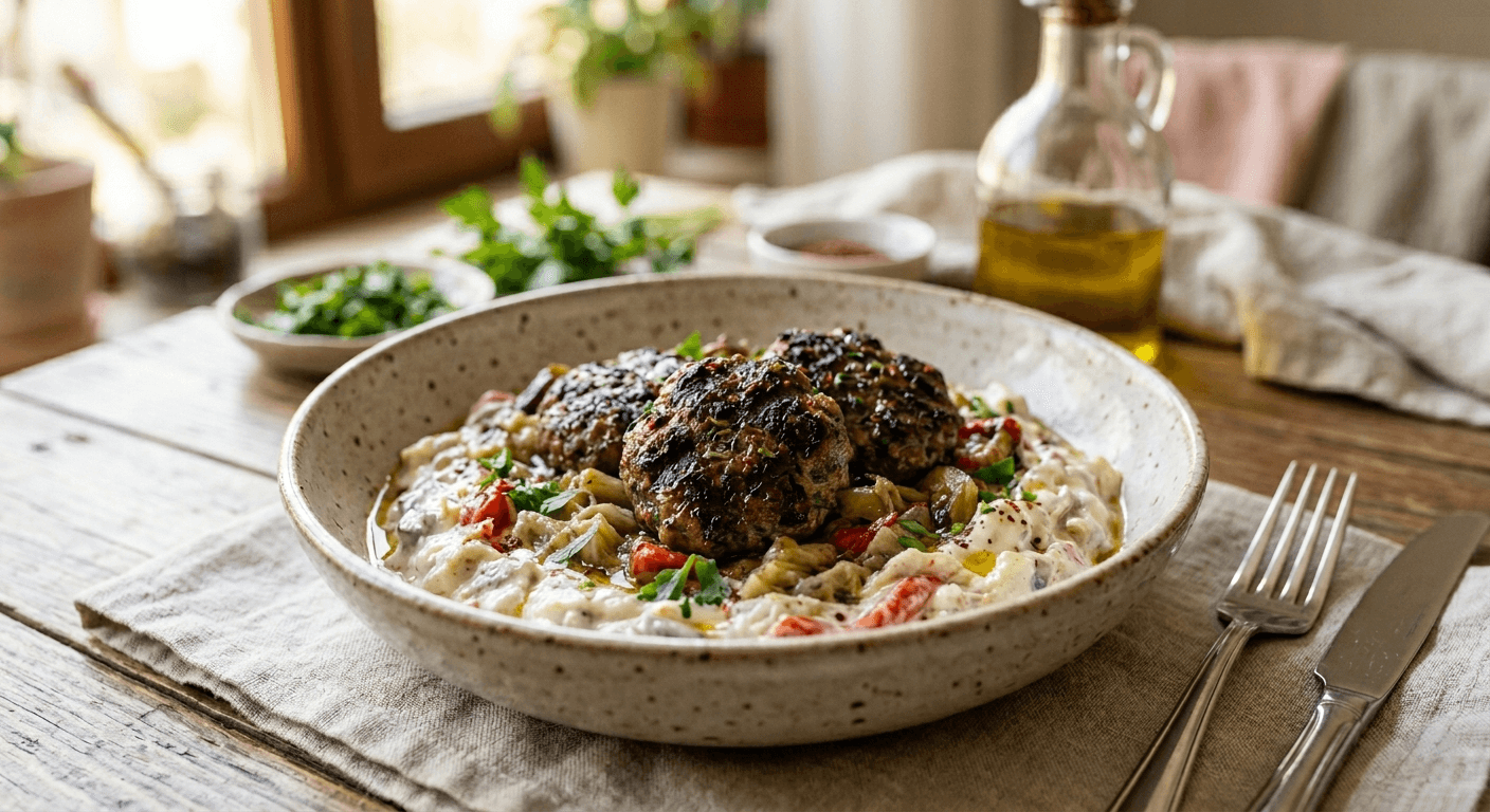 Köfte Bowl (Sebzeli Protein Salatası)