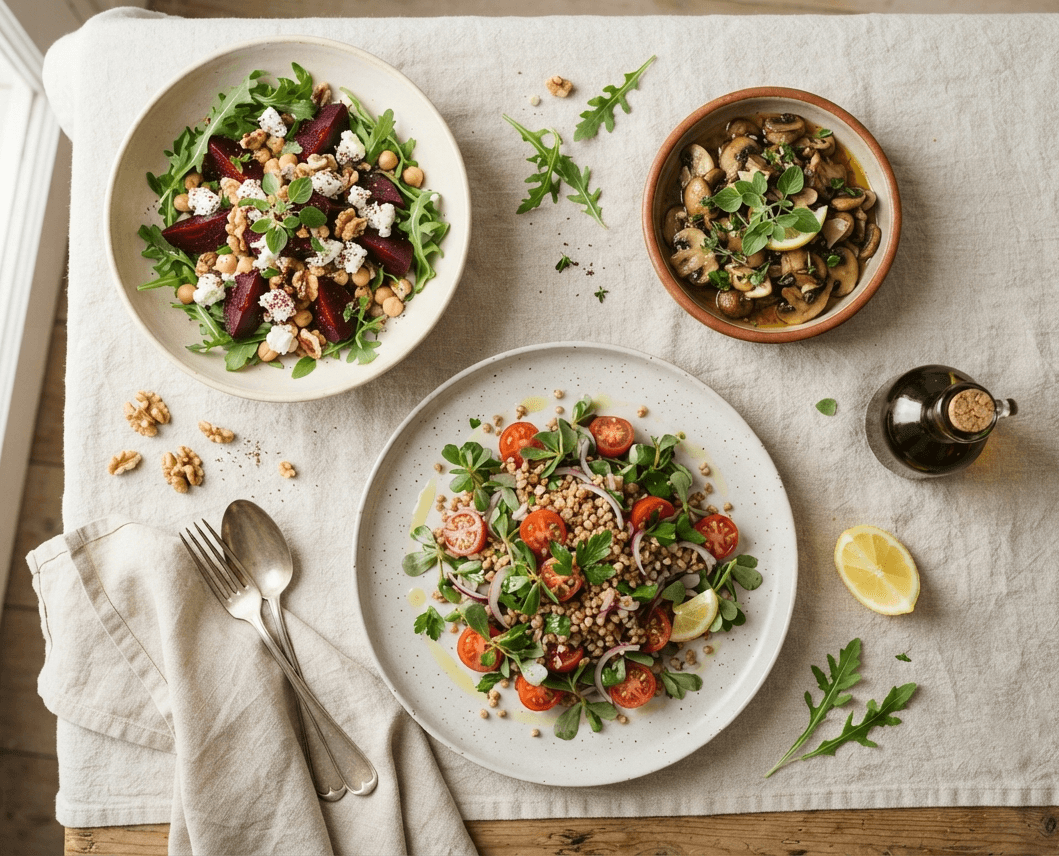 Tok Tutan Düşük Kalorili 3 Tarif: Salata ve Meze